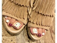 ドレス ネイルアンドアイラッシュ 梅田(Dress)/【Ｄress 梅田】お花柄♪