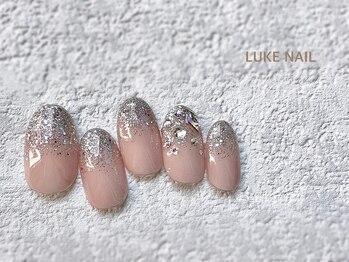 ルークネイル 恵比寿店(LUKE NAIL)/キラキラワンホンストーン　秋冬