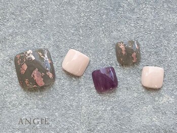 まつげアンドネイル アンジー(ANGIE)/【FOOT 10種類デザイン】6,600円