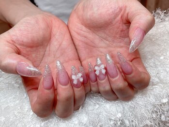 レアネイル 新宿(le'a nail)/ラメグラデーション