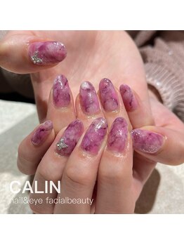 カラン 焼津店(CALIN)/pink×purpleマーブル