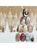 【限定】クリスマスアート2本＋シンプルネイル/さりげないアートで指先が輝く