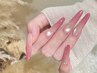 【自爪】春季節☆カラーグラデーション+マグネット☆7980円