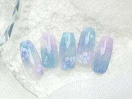 アジサイネイル/パラジェル梅田