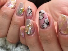 アドネイル(aD nail)/春＊フラワーネイル