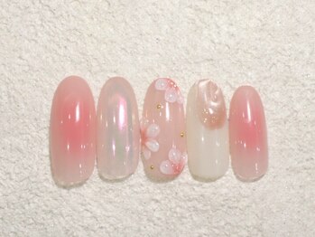 リノ ネイル(Rino nail)/5月新作 ぷっくりネイル705c2