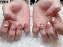 レアネイル 新宿(le'a nail)/マグネットフレンチ