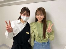 ビーアフターサロン 恵比寿本店(B<AFTER SALON)/ミスコンの保田絵里ちゃんご来店