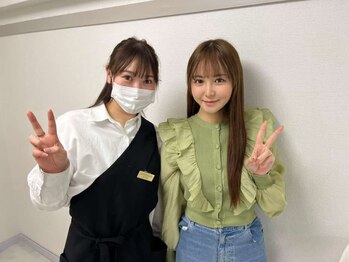 ビーアフターサロン 恵比寿本店(B<AFTER SALON)/ミスコンの保田絵里ちゃんご来店