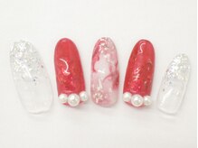 ネイルサロンセレーネ(Selene)/赤べっこうネイル