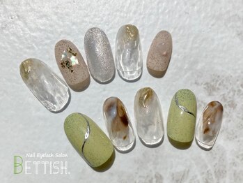 ネイルアイラッシュサロン ベティッシュ 桜木町店(Nail Eyelash Salon BETTISH)/スタイリッシュコース☆*°