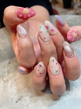 エム(em)/ぷっくりお花