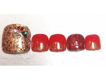 オハナレイ LEALEA FITNESS&SPA 東戸塚店内/ホログラムネイル