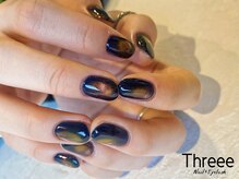 スリーネイルプラスアイラッシュ(Threee Nail+Eyelash)/学割U24ネイルデザイン