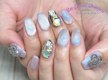 アン ジョーヌドラゴ/【自爪ネイル】うめつくしネイル