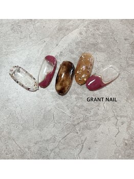 グラントネイル 和歌山店(GRANT NAIL)/押し花、ベッコウネイル