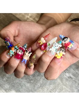 ダリア(Dahlia)/キャラクターネイル