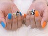 【ジェル】デザイン持ち込みOK！　90分コース　相談クーポン　～￥9900