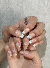 アルファシャルル 那覇 おもろまち(α.chalulu)/夏カラーフレンチ