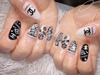 アール 多治見店(#arl)/ツイードデザインネイル