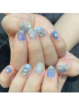 グラマラス プレジール 中野店(glamourous plaisir)/オーロラネイル