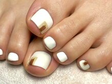 オーラリー ネイル アート メゾン(ORRERY nail art maison)/フット / ホワイト