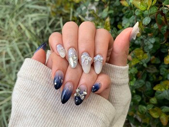 ソウ 難波店 nail salon Sou/リボンネイル