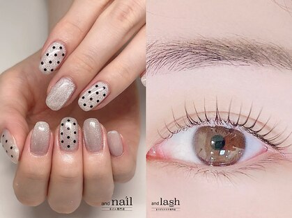 アンドラッシュ アンドネイル 本郷三丁目駅前店(and lash/and nail)の写真
