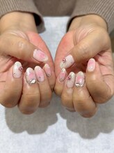 コウメ(KOUME)/チークネイル+有料パーツ