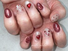 ミリ ミリ(mili mili)/バレンタインネイル