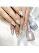 ホワイトネイル 名駅店(WHITE NAIL)/マグネットネイル/ベージュ