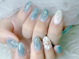 夏色/祭り/青/花火/海/イエロー