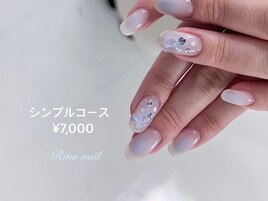 空色ガーリーネイル6819