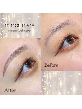 ミラーマリー(mirror mary)の写真/【アイブロウwax】【ハリウッドブロウリフトset】洗練された上品眉毛で印象Up♪毛流れを整え垢抜け美眉に◎