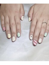 ラグネル(Luxnal)/キャンディ白くまネイル