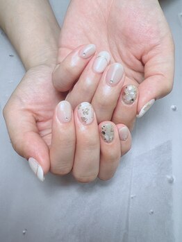 ポピー(Poppy)/ミラーフラワーネイル