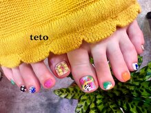ネイル スタジオ テト(nail studio teto)/《Ｃolorful foot nail》