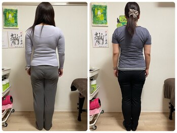 凛と慶/3ヶ月のダイエット変化