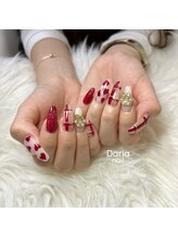 ダリア(Daria)/ガーリークリスマスネイル♪