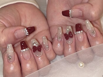 ルアナ(LUANA)の写真/韓国ネイル、ワンホンネイルを得意としています♪流行のデザインで素敵なお手元に！