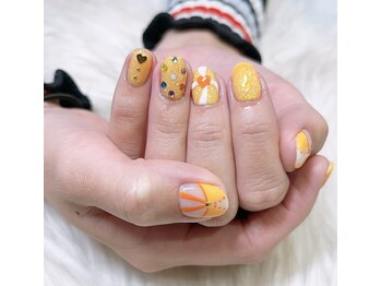 オレンジネイル