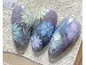【ビビビ祭におすすめ】[万寿菊フラワーネイル］菊アート6本まで￥12980