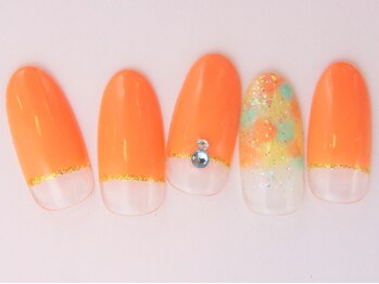 ネイルサロン ビジュードゥ(Nailsalon Bijoux doux)/カラフルアート♪￥5700！！