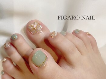 イヴ アイラッシュアンドネイル(Eve eyelash&nail)/mint green .