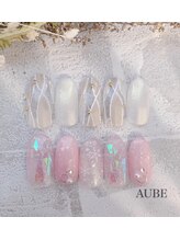 オーブ(AUBE)/1月マンスリーネイル
