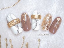 ネイルローズ(NAIL Rose)/初回オフ込¥7990 大理石