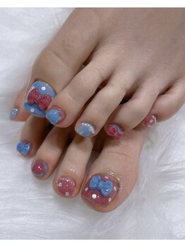 エカ(eka)/ディズニー行く日のネイル