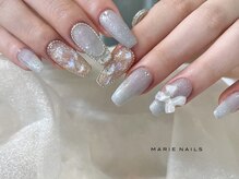 マリーネイルズ 大阪梅田店(MARIE NAILS)/定額¥8800 オーロラフィルム801a