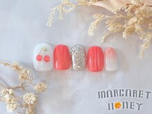 マーガレットハニー 本八幡/ぷっくりさくらんぼネイル
