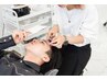 目力UP★メンズまつげパーマ+メンズ眉毛WAX脱毛+眉カット+毛抜き+眉デザイン